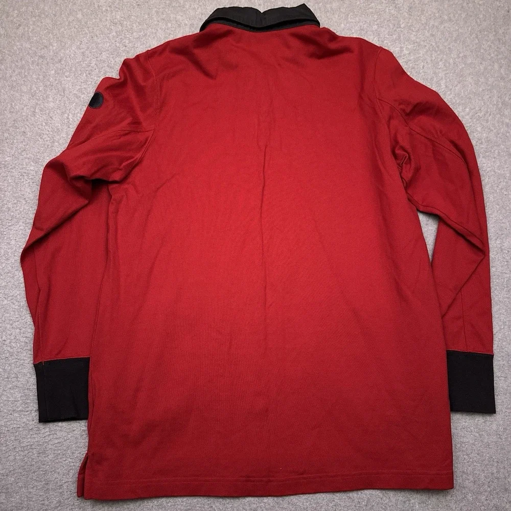 Adidas Toronto‎ FC Long Sleeve Polo Shirt Mens Large Red Rugby Soccer MLS HU0440